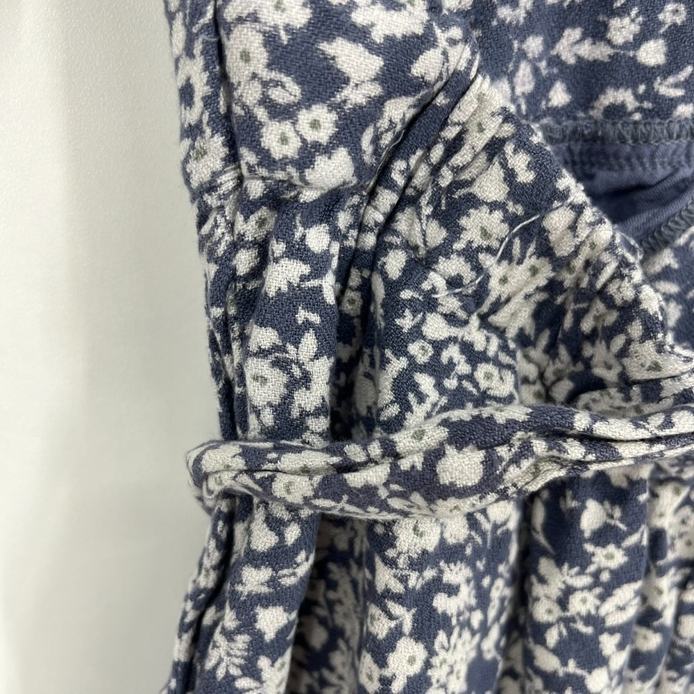Abercrombie & Fitch Romper Bodysuit Women's XS Purple Floral V-Neck Open Back 2" - Picture 7 of 10